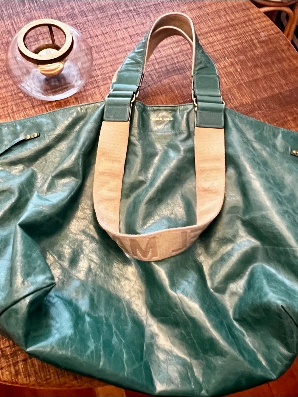 Isabel Marant Teal Green Wardy Tote - Picture 2 of 4